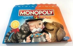 Hasbro Monopoly Cats Vs. Dogs Board Game Limited Edition Family Game Night NEW